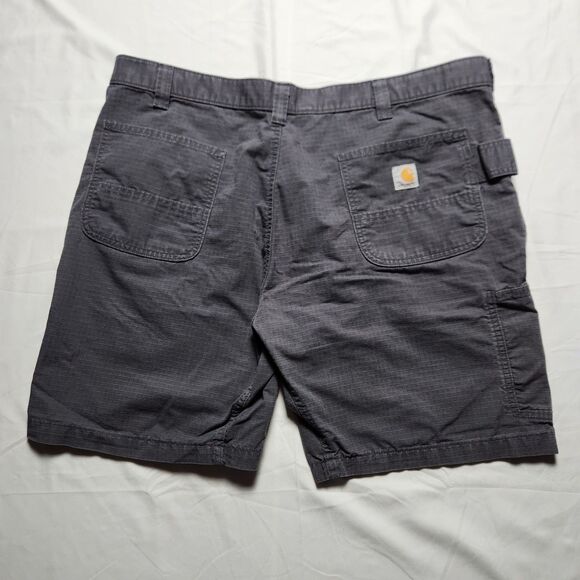 Carhartt Mens 42 BS196-M Force Relaxed Fit Work Cargo Shorts Grey - Picture 2 of 12